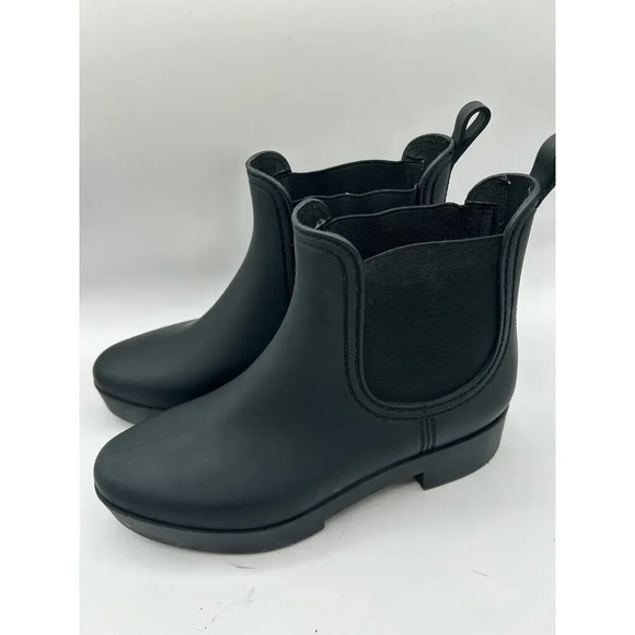 Jeffrey Campbell Rainz Boot in Black chunky lug platform sole Chealse boot sz 10 - Picture 3 of 9